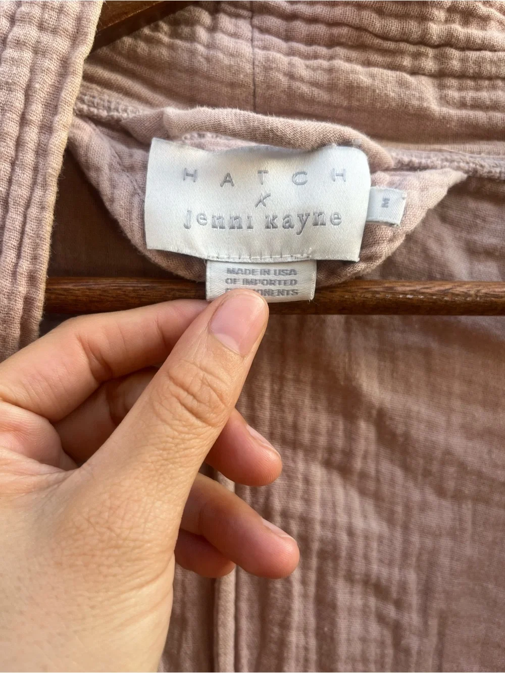 Hatch x Jenni Kayne Mauve Muslim Maternity Robe